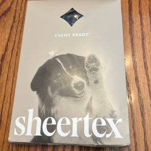 Sheertex Back Seam sheer tights black 2XL